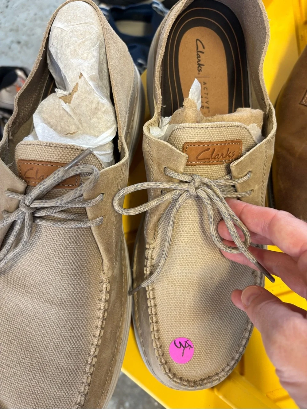 Clarks lightweight canvas